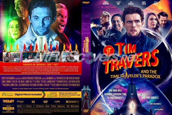 normal Tim Travers the Time Travelers Paradox 2024 Custom DVD Cover