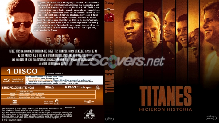 normal Titanes hicieron historia caja Bluray Disney