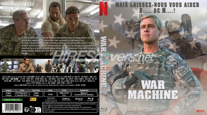 normal WAR MACHINE Jaquette Blu ray