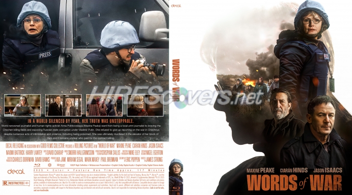 normal Words of War 2025 Custom Blu ray Cover