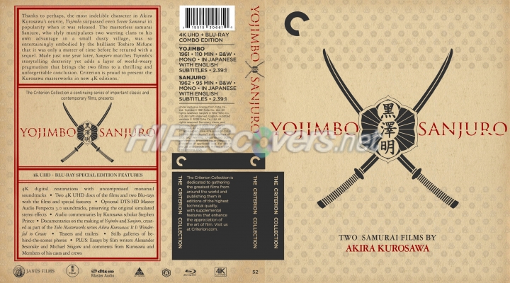 normal Yojimbo Sanjuro JR 4K UHD Cover