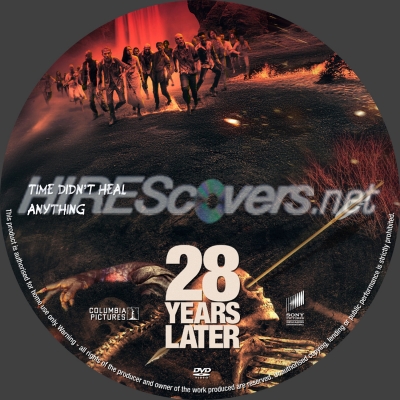 normal 28 Years Later dvd label