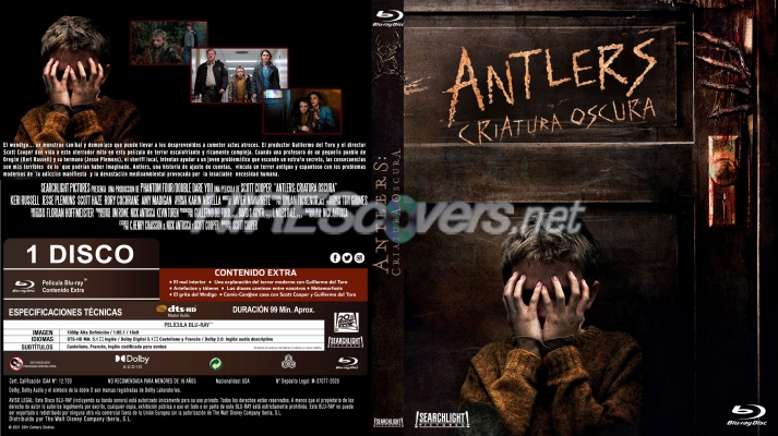 normal Antlers Criatura oscura caja Bluray 20Th Searchlight