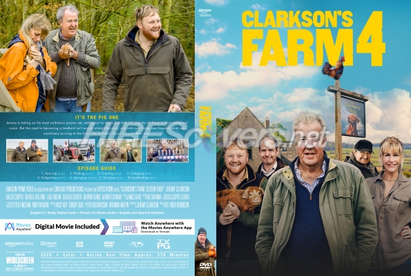 normal Clarksons Farm Season 4 2025 Custom DVD Cover