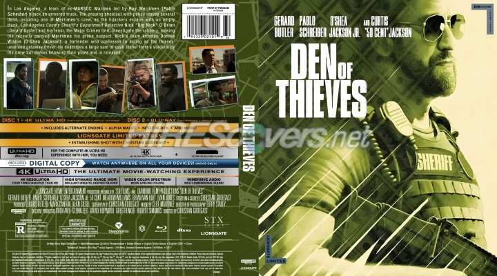 normal Den of Thieves 2018 Lionsgate Limited 4K Cover