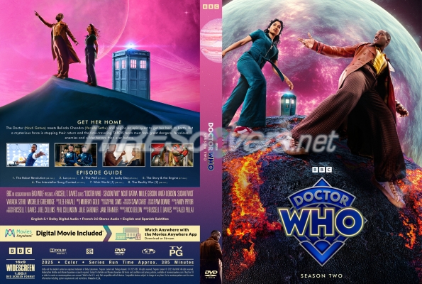 normal Doctor Who 2025 Season Two Custom DVD Cover
