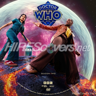 normal Doctor Who 2025 Season Two Custom DVD Label