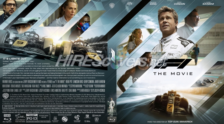 normal F1 The Movie 2025 Custom Blu ray Cover