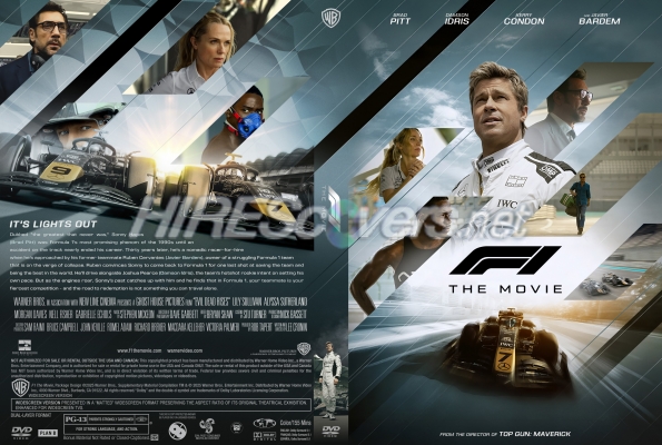normal F1 The Movie 2025 Custom DVD Cover