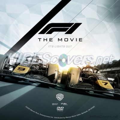 normal F1 The Movie 2025 Custom DVD Label