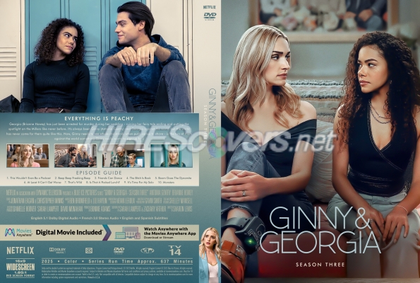 normal Ginny Georgia 2025 Season Three Custom DVD Cover