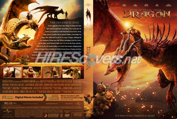 normal How to Train Your Dragon 2025 Custom DVD Cover