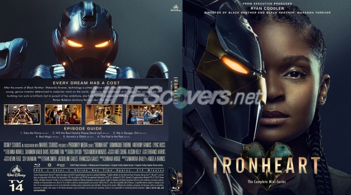 normal Ironheart 2025 Season One Custom Blu ray Cover