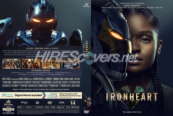 normal Ironheart 2025 Season One Custom DVD Cover