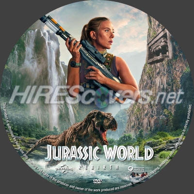 normal Jurassic World Rebirth dvd label