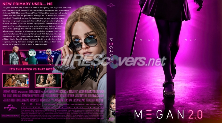 normal M3GAN 2 0 2025 Custom Blu ray Cover