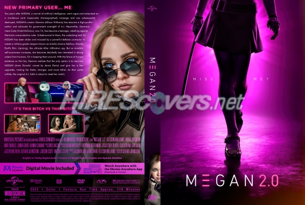 normal M3GAN 2 0 2025 Custom DVD Cover