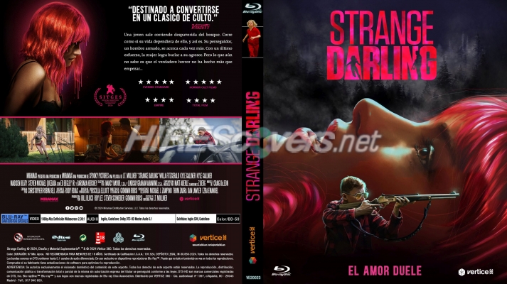 normal Strange Darling caja Bluray Vertice Miramax