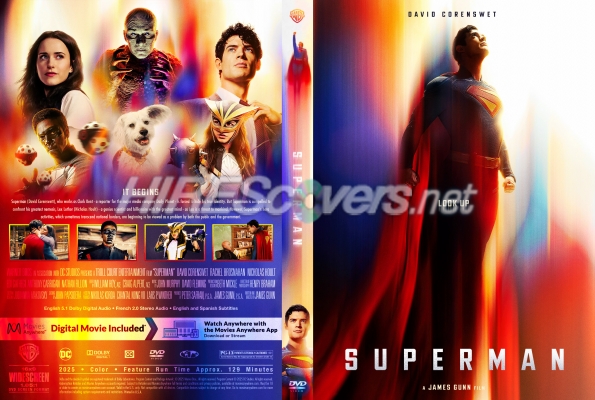 normal Superman 2025 Custom DVD Cover