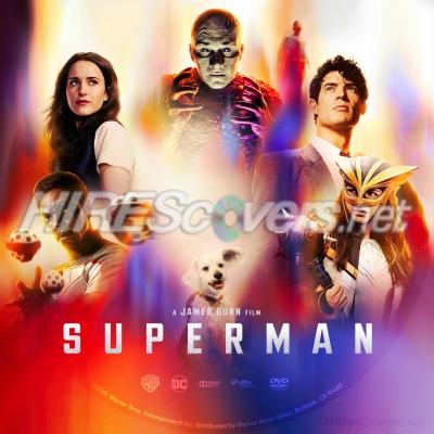 normal Superman 2025 Custom DVD Label