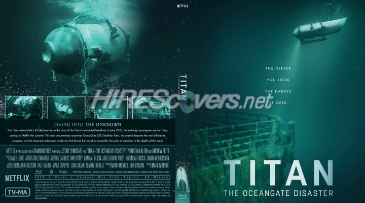 normal Titan The OceanGate Disaster 2025 Custom Blu ray Cover