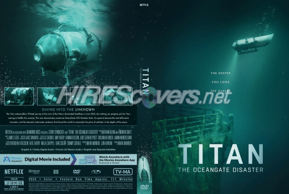 normal Titan The OceanGate Disaster 2025 Custom DVD Cover
