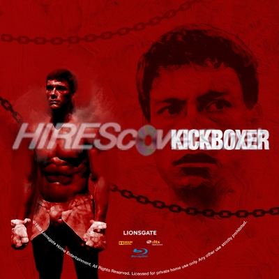 normal 12MM Kickboxer Bluray Disc Label Hirecovers