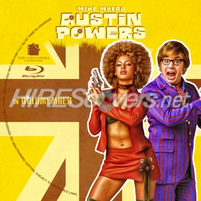 normal Austin Powers in Goldmember Blu ray Label