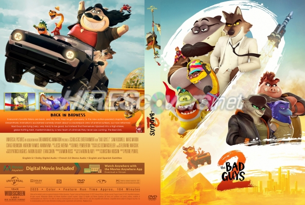 normal Bad Guys 2 The 2025 Custom DVD Cover