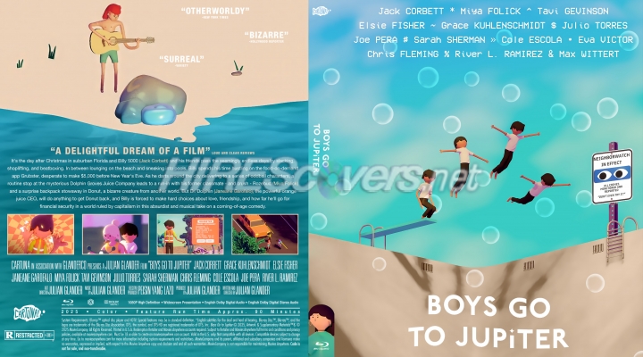 normal Boys Go to Jupiter 2024 Custom Blu ray Cover