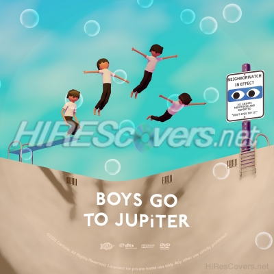 normal Boys Go to Jupiter 2024 Custom DVD Label
