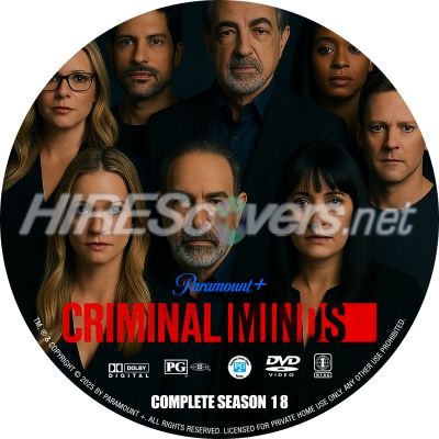 normal Criminal Minds Season 18 DVD Lbl