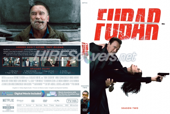 normal FUBAR 2025 Season Two Custom DVD Cover