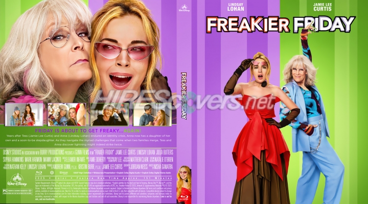 normal Freakier Friday 2025 Custom Blu ray Cover