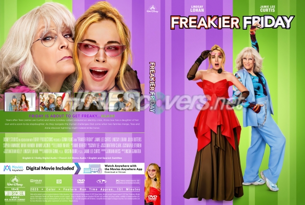 normal Freakier Friday 2025 Custom DVD Cover