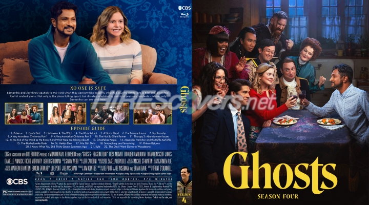 normal Ghosts 2025 Season Four Custom Blu ray Cover