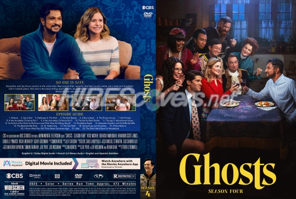 normal Ghosts 2025 Season Four Custom DVD Cover