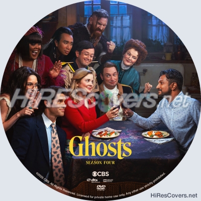 normal Ghosts 2025 Season Four Custom DVD Label