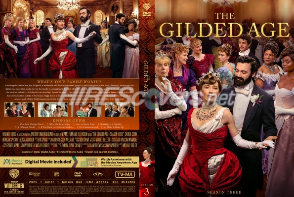 normal Gilded Age The 2025 Season Three Custom DVD Cover