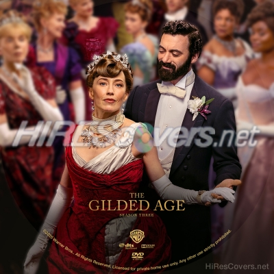 normal Gilded Age The 2025 Season Three Custom DVD Label