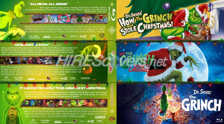 normal Grinch The Triple Features 1966 2000 2018 BR Cover