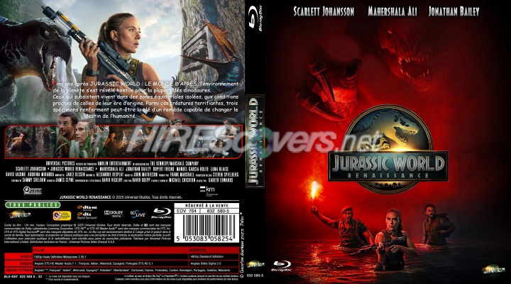 normal JURASSIC WORLD RENAISSANCE Jaquette Blu ray