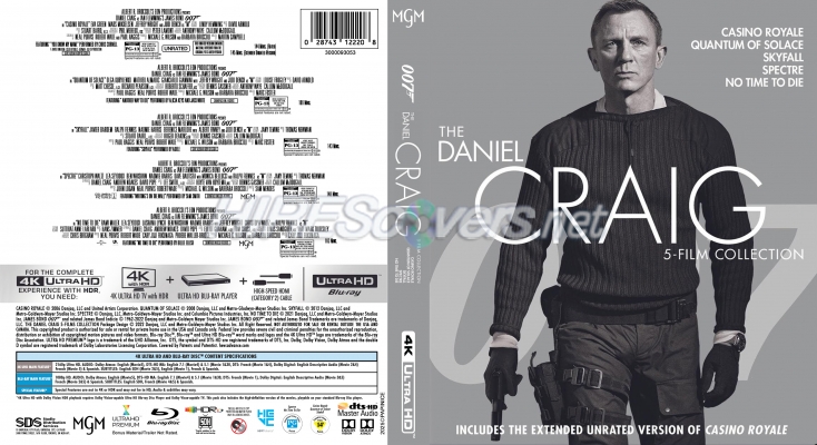 normal James Bond 007 The Daniel Craig 5 Fim Collection 2006 2021 4K slice 15