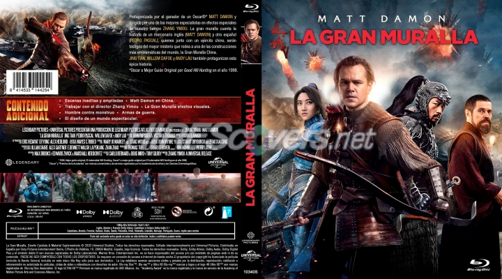 normal La gran muralla Caja Bluray Universal Legendary