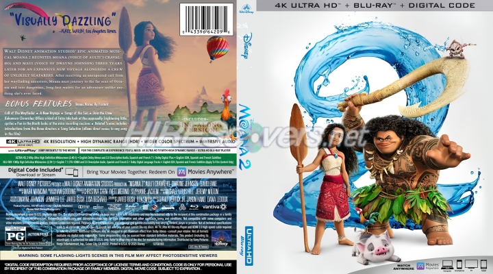 normal Moana 2 2025 4K Cover
