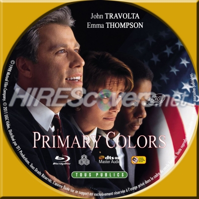 normal PRIMARY COLORS Sticker Blu ray
