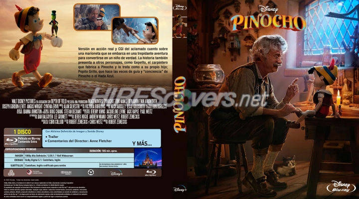 normal Pinocho caja Bluray Disney