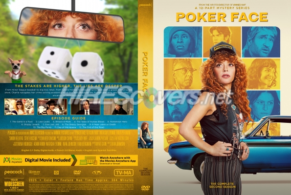 normal Poker Face 2025 Season Two Custom DVD Cover