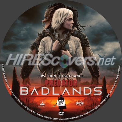 normal Predator Badlands dvd label