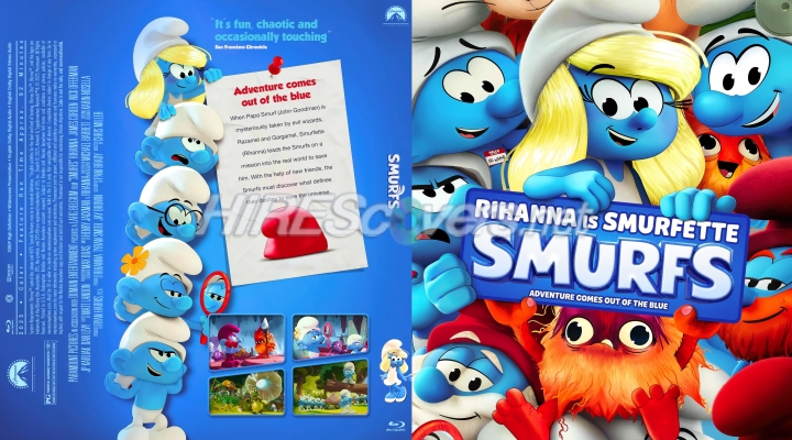 normal Smurfs 2025 Custom Blu ray Cover